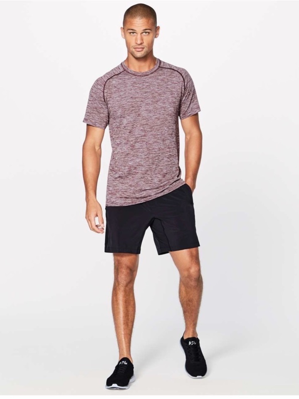 Lululemon Metal Vent Tech Surge Short Sleeve
Cassis / White Mens XXL Tee